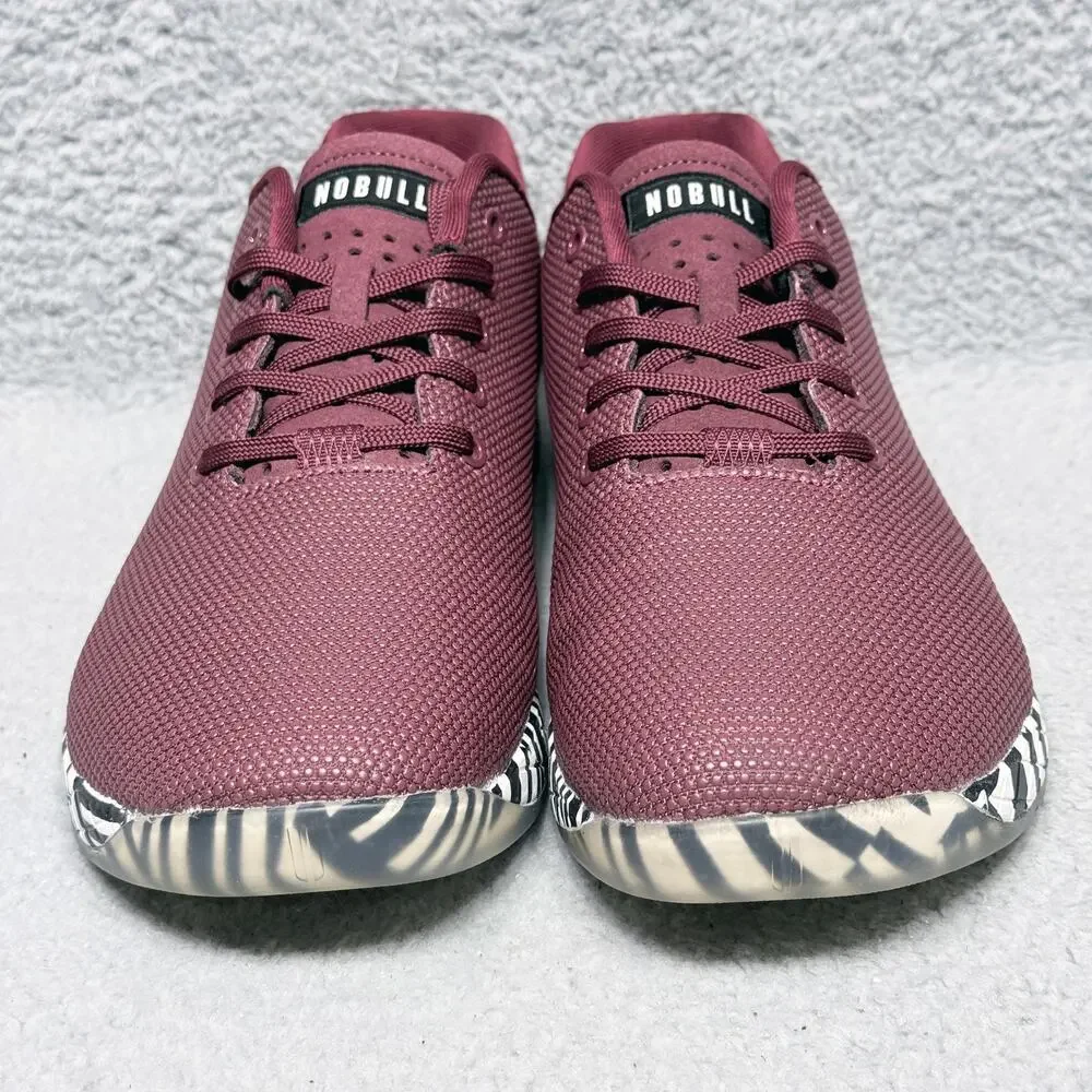 NOBULL Trainer Mens Size 14 CrossFit Training Shoes Cabernet Zebra SuperFabric